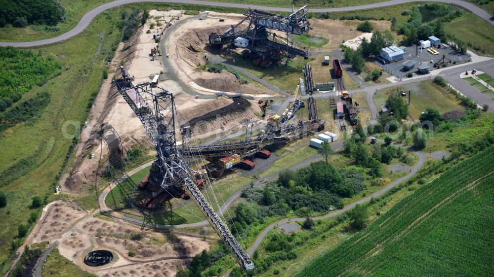 Großpösna from the bird's eye view: Mining Technology Park in Grosspoesna in the state Saxony, Germany