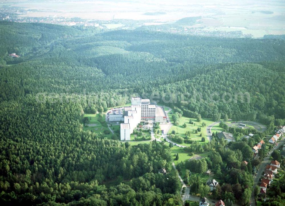 Friedrichroda / Thüringen from above - 07.09.2002 Berghotel EUROMILL in 99894 Friedrichroda