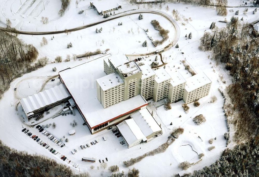 Aerial photograph Friedrichroda / Thüringen - Berghotel im Ortsteil Rheinhardtsbrunn in Friedrichroda / Thüringen.