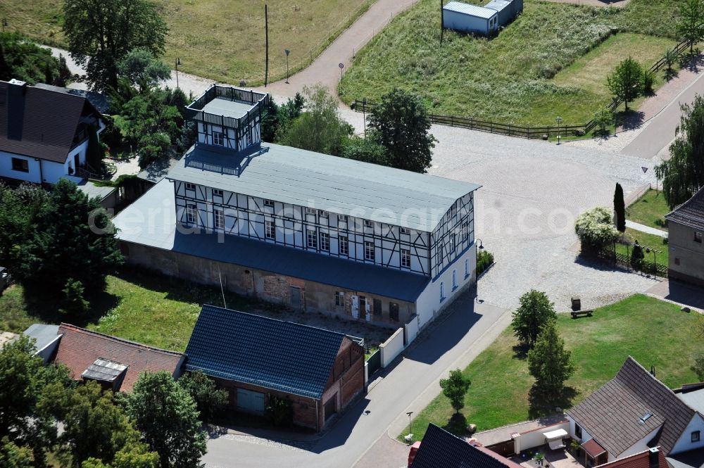 Goseck from above - View at the Bergschlösschen in Goseck in Saxony-Anhalt