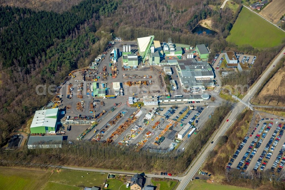 Aerial image Bottrop - Mining plant for stone- coal Prosper-Haniel in Kirchhellen in the state of North Rhine-Westphalia