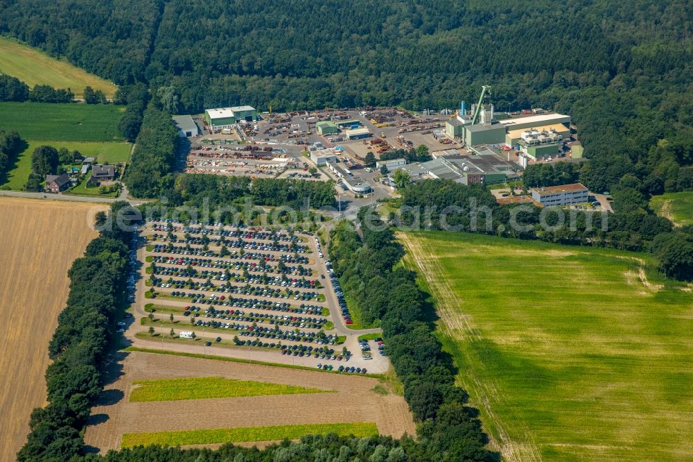 Aerial image Kirchhellen - Mining plant for stone- coal Prosper-Haniel in Kirchhellen in the state of North Rhine-Westphalia