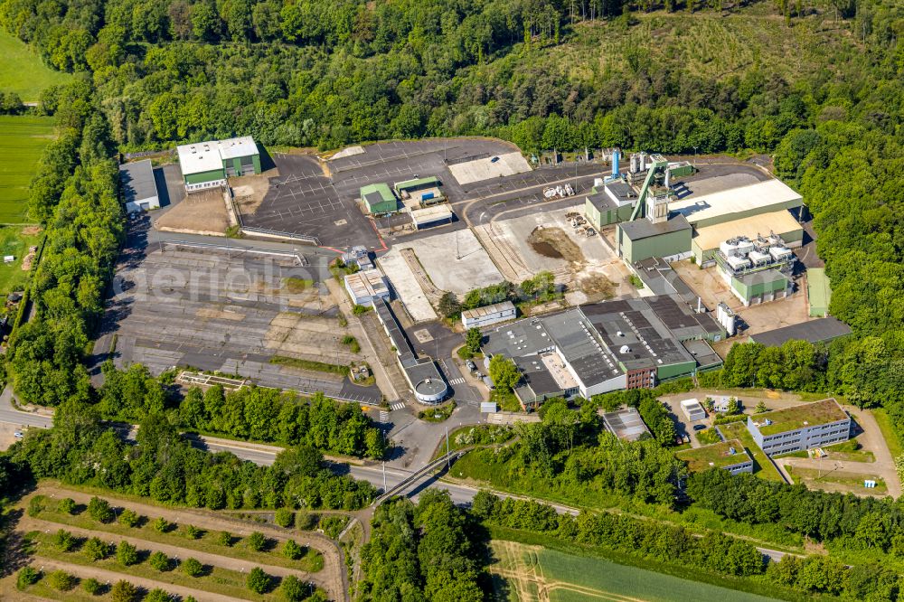 Bottrop from the bird's eye view: Mining plant for stone- coal Prosper-Haniel in Kirchhellen in the state of North Rhine-Westphalia