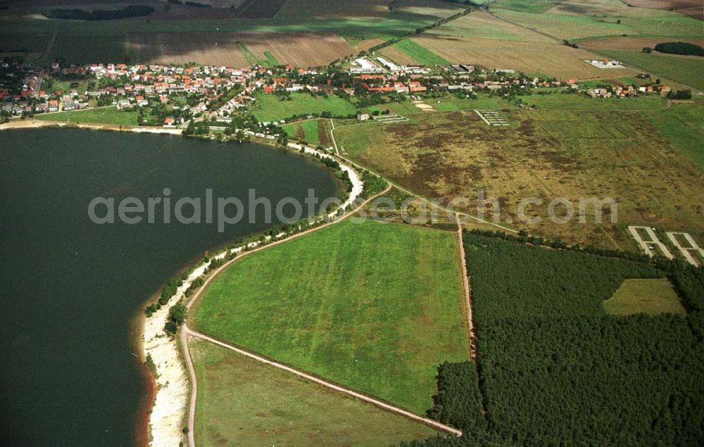 Aerial image Wittenberg - Bergwitzsee bei Wittenberg