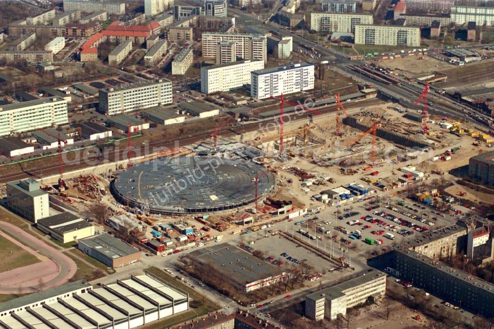 Berlin / Friedrichshain from the bird's eye view: Berlin Arena Berlin / Friedrichshain