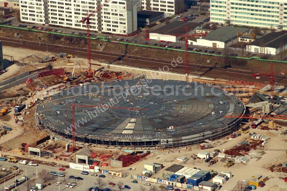 Berlin / Friedrichshain from the bird's eye view: Berlin Arena Berlin / Friedrichshain