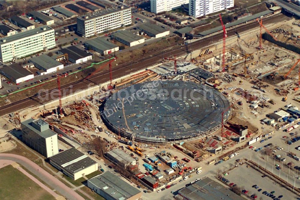 Aerial image Berlin / Friedrichshain - Berlin Arena Berlin / Friedrichshain