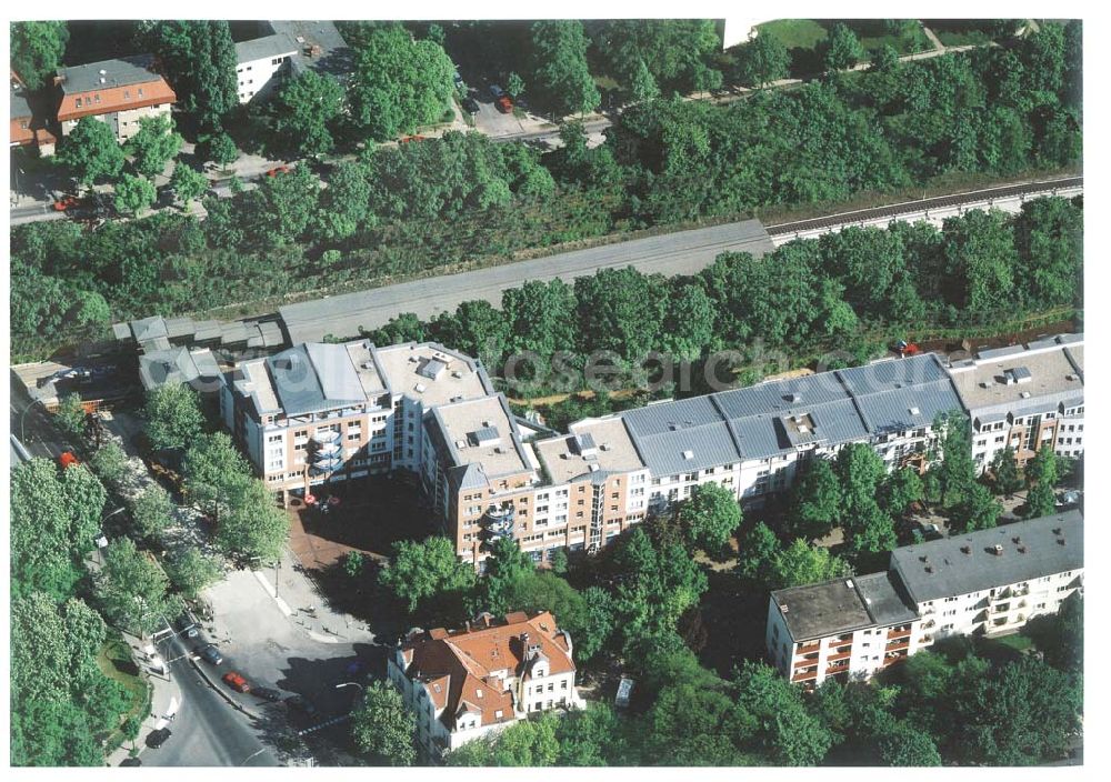 Aerial photograph Berlin - Steglitz - Computerretusche der Wohnanlage der UNIVERSA HV GmbH (Kleiststraße 3-6 in 10787 Berlin) an der Buhrowstraße / Ecke Steglitzer Damm in Berlin - Steglitz.