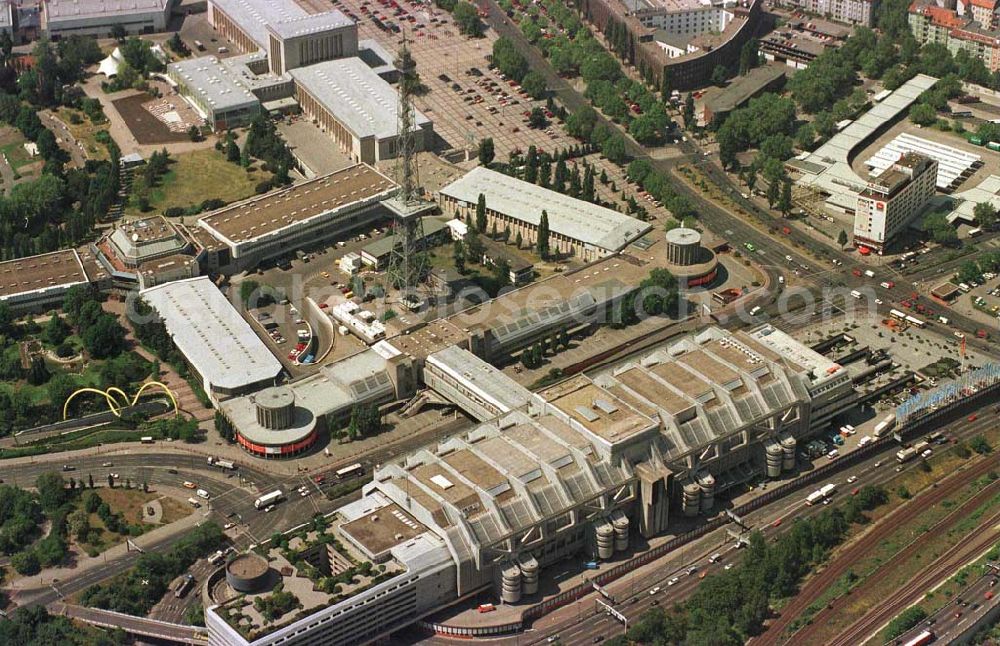 Aerial image Berlin - Charlottenburg - Berlin-Charlottenburg / ICC und Funkturm.