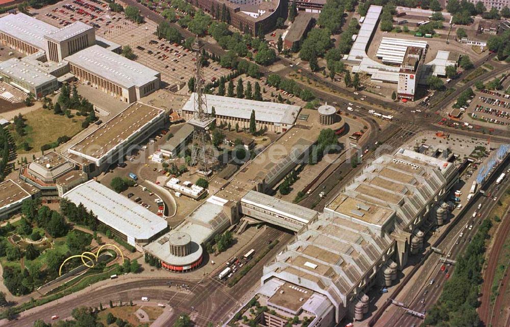 Aerial image Berlin - Charlottenburg - Berlin-Charlottenburg / ICC und Funkturm.