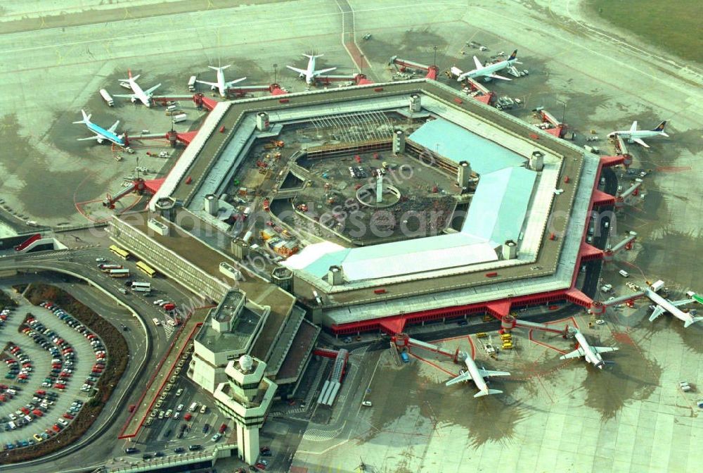 Berlin / Tegel from the bird's eye view: Berlin Flughafen Tegel