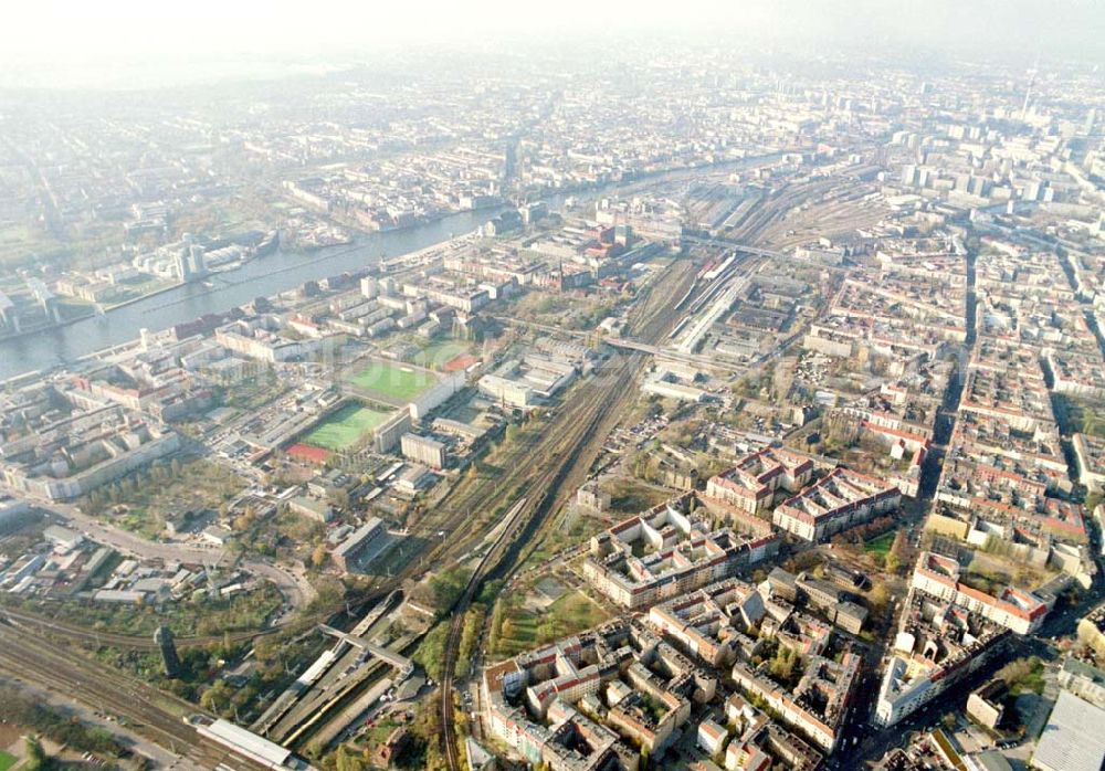 Aerial image Berlin - Friedrichshain - 