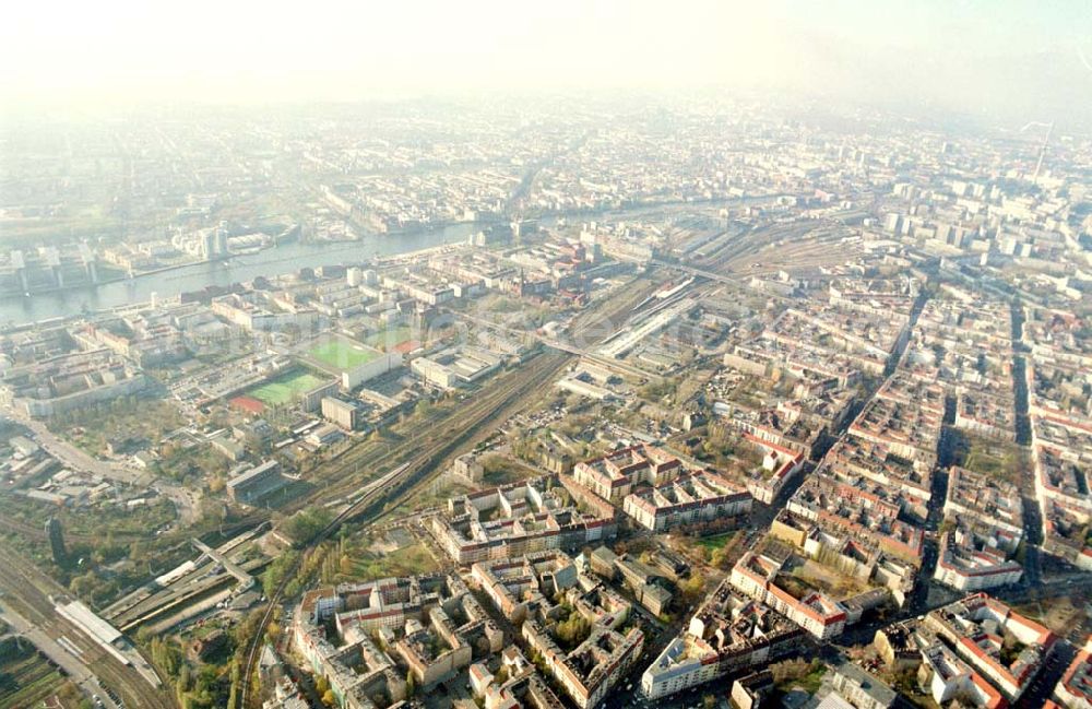 Berlin - Friedrichshain from above - 