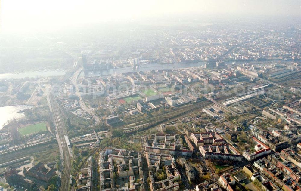 Aerial photograph Berlin - Friedrichshain - 