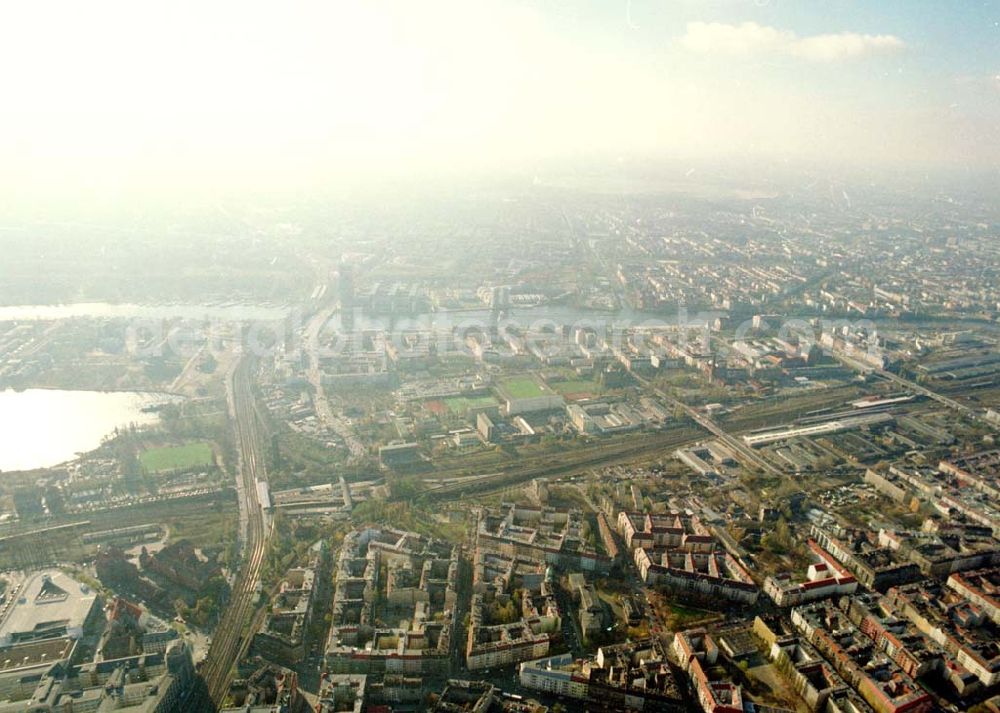 Aerial photograph Berlin - Friedrichshain - 