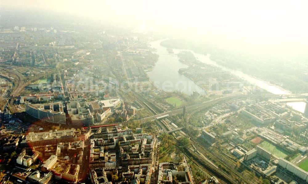 Aerial photograph Berlin - Friedrichshain - 