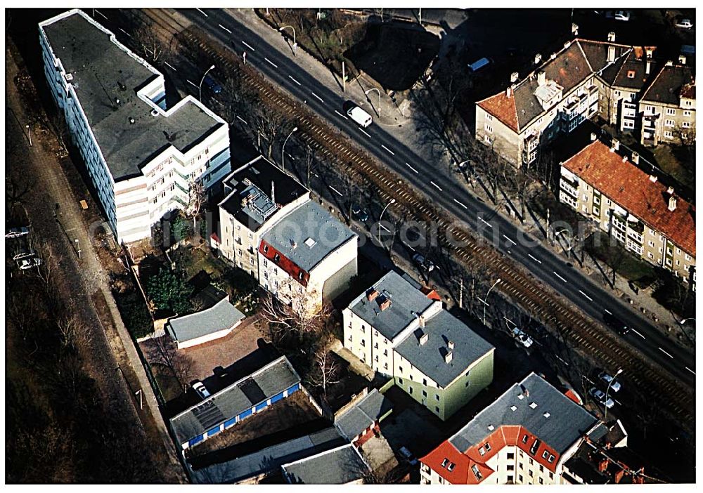 Aerial photograph Berlin-Karlshorst - Ingenieurbüro GENIUS in der Treskowallee30 in 10318 Berlin-Karlshorst, Tel.: 03081858411