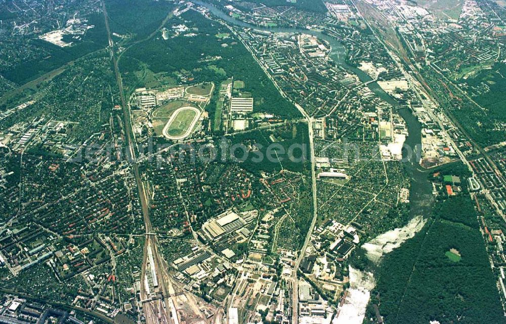 Berlin - Köpenick from above - Berlin - Köpenick und Schöneweide aus 10000 ft Höhe