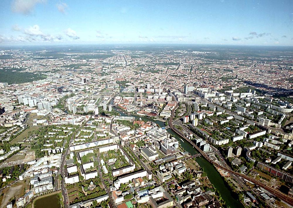 Aerial image Berlin / Kreuzberg / Mitte - 