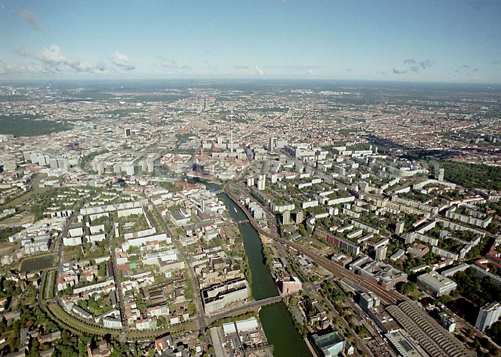 Aerial photograph Berlin / Kreuzberg / Mitte - 