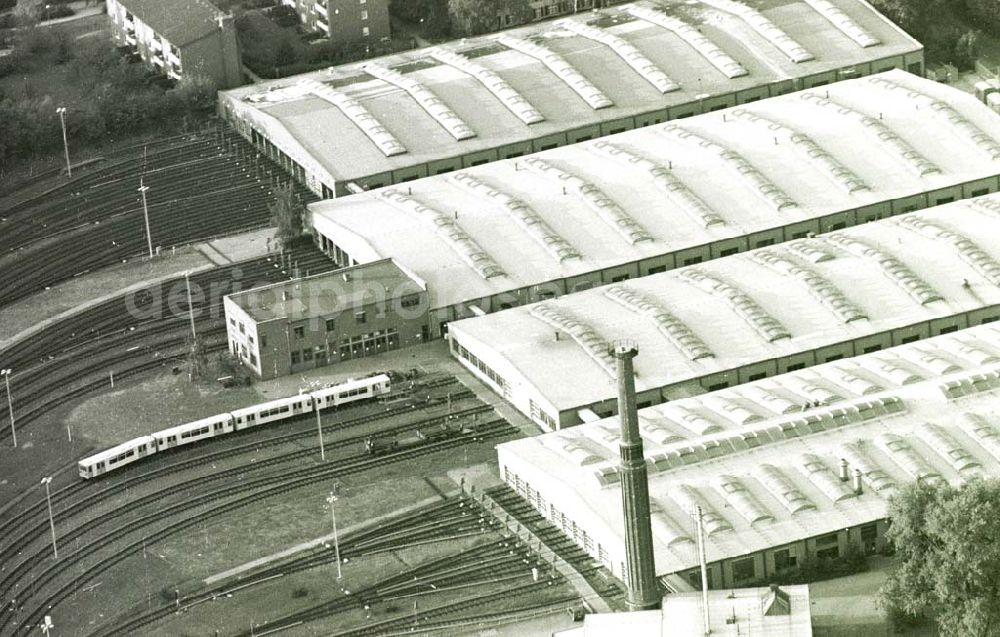 Berlin - Steglitz from above - Berlin LBA U- Bahn Depot Steglitz