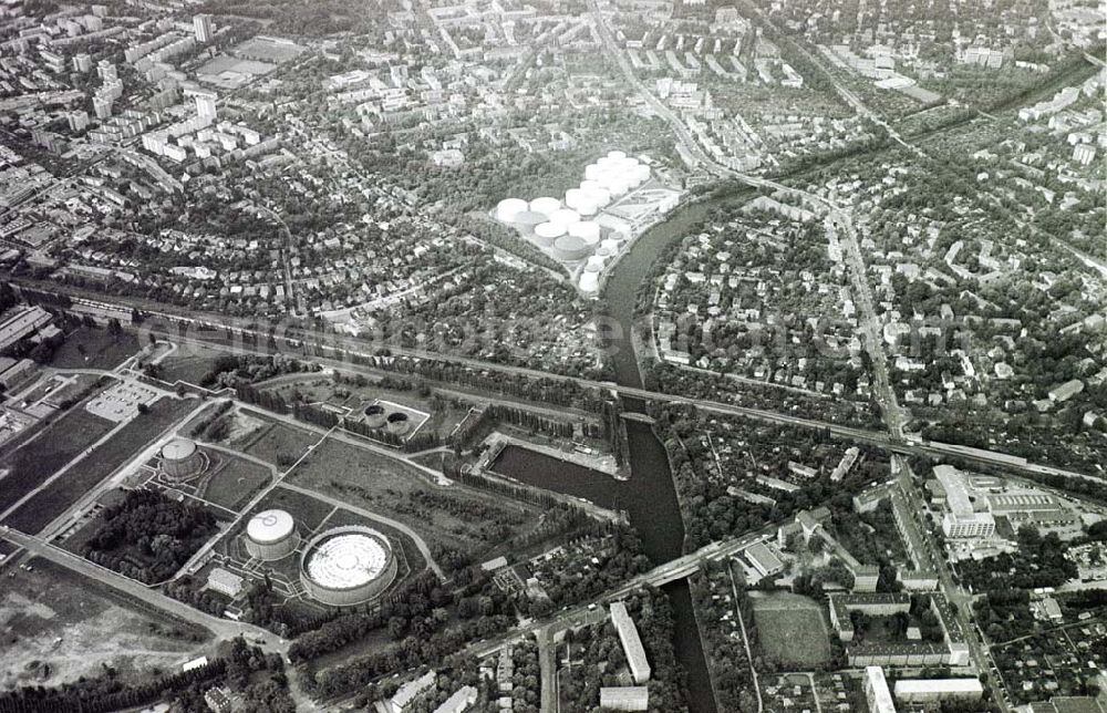 Berlin from above - Berlin- Lichtenrade Gatow (Industriekern)