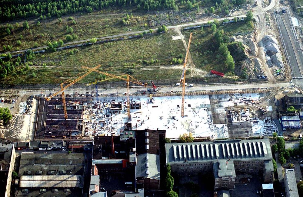 Aerial image Berlin - Baustelle am Nordbahnhof