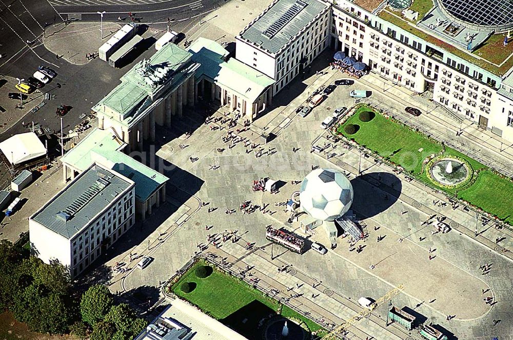 Aerial photograph Berlin - Brandenburger Tor