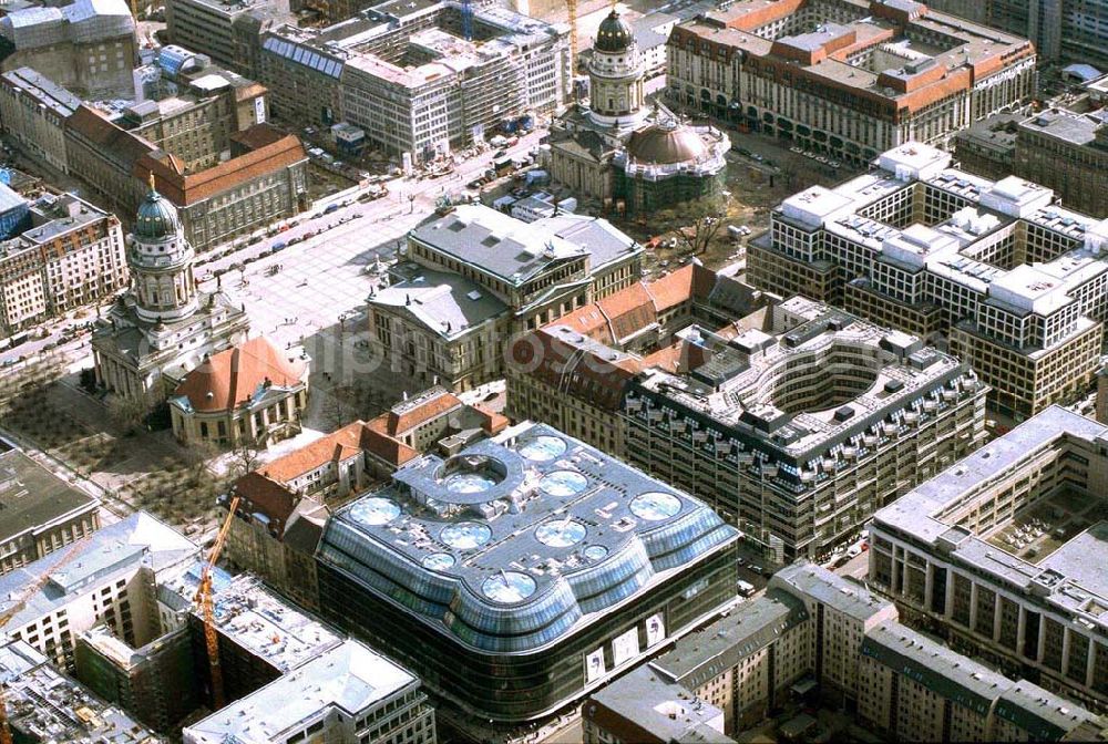 Aerial image Berlin - Berlin-Mitte / Friedrichstadtpassagen mit dem Quartieren 207 bis 205.