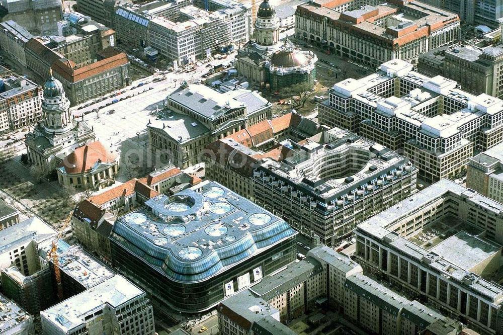 Aerial photograph Berlin - Berlin-Mitte / Friedrichstadtpassagen mit dem Quartieren 207 bis 205