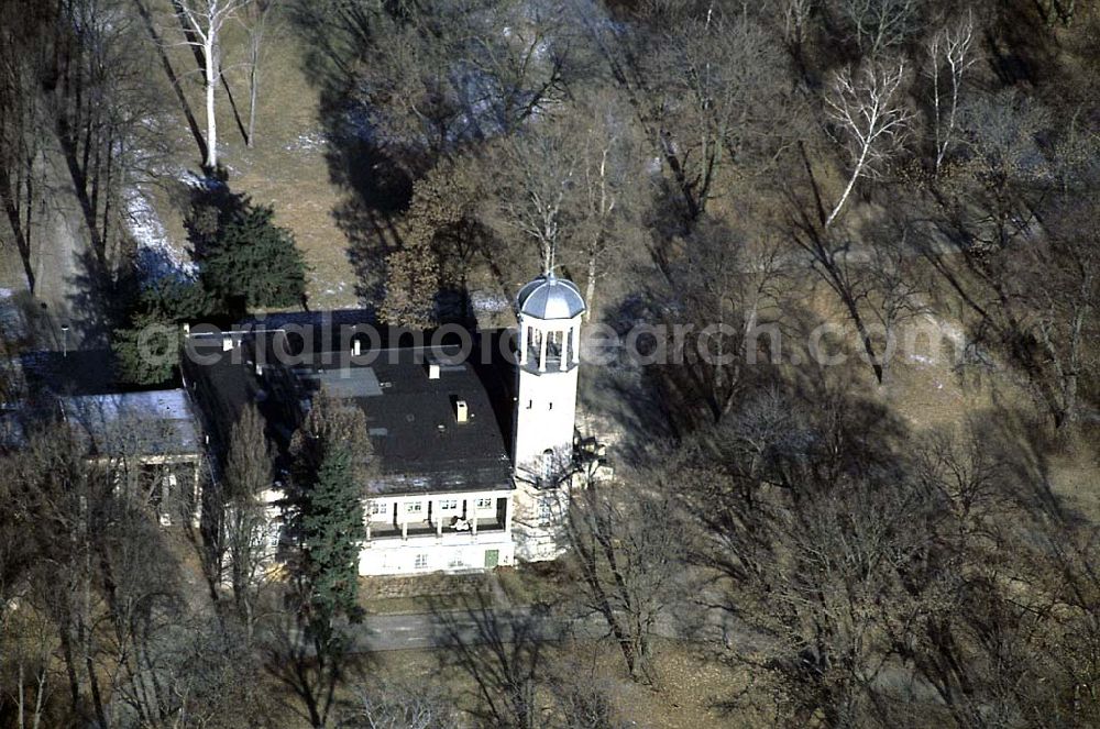 Berlin Biesdorf from the bird's eye view: 20.12.1995 Berlin, Schloß Biesdorf in Marzahn