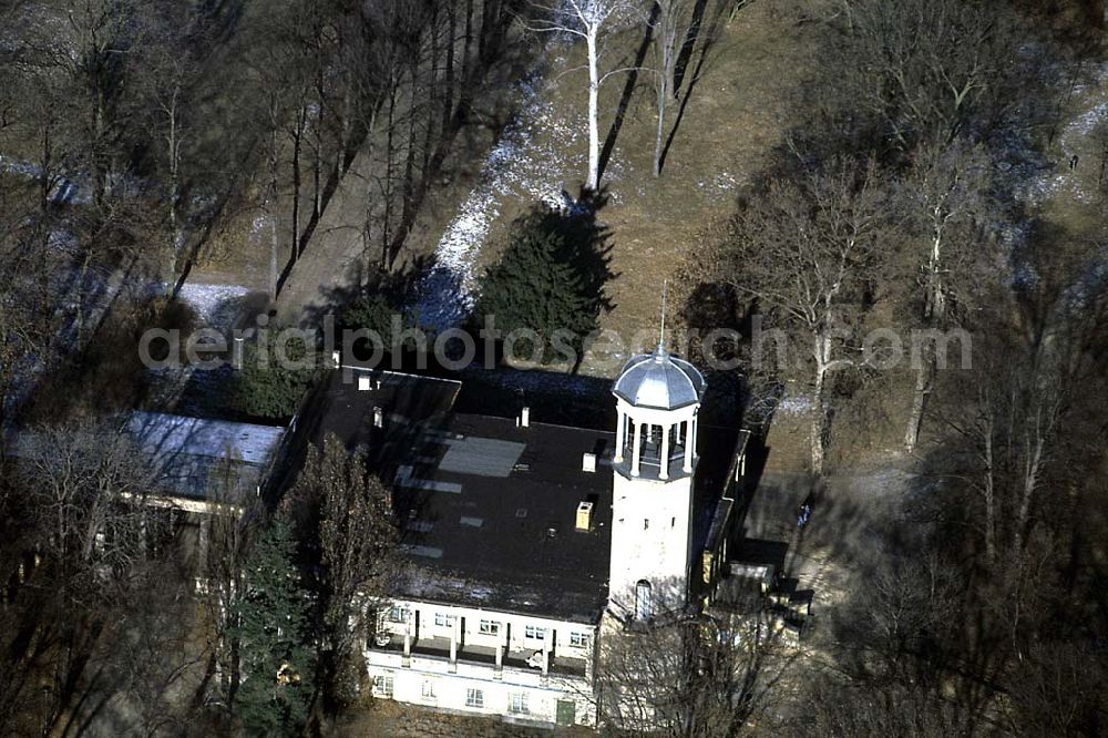 Aerial photograph Berlin Biesdorf - 20.12.1995 Berlin, Schloß Biesdorf in Marzahn