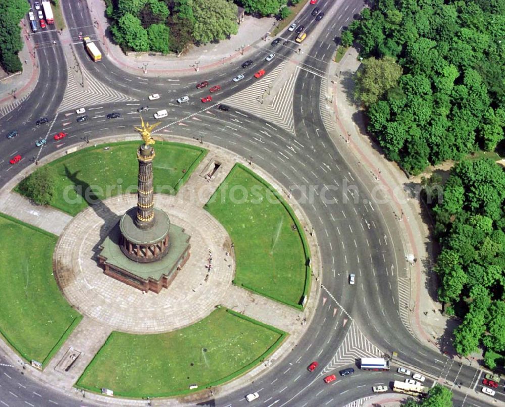 Berlin from above - 23.06.94 Berlin, Siegessäule