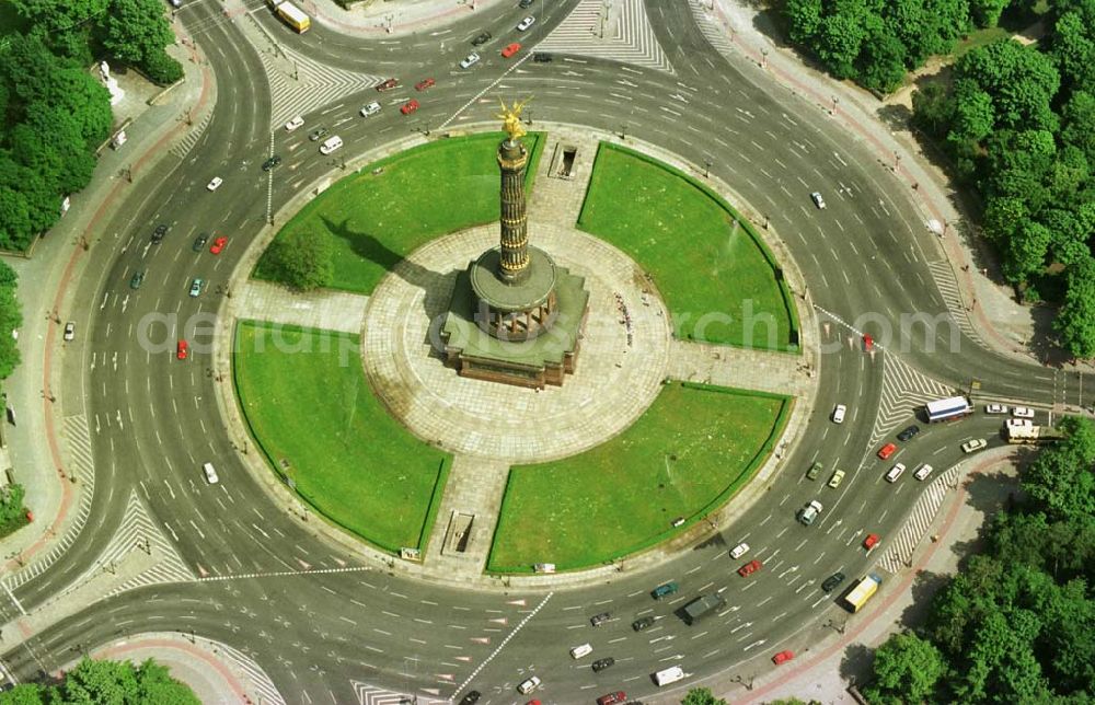 Berlin from the bird's eye view: 23.06.94 Berlin, Siegessäule