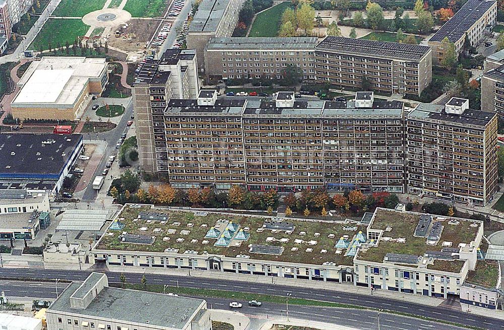 Aerial photograph Berlin Hellersdorf - 24.09.1995 Berlin, Spree - Center Hellersdorf