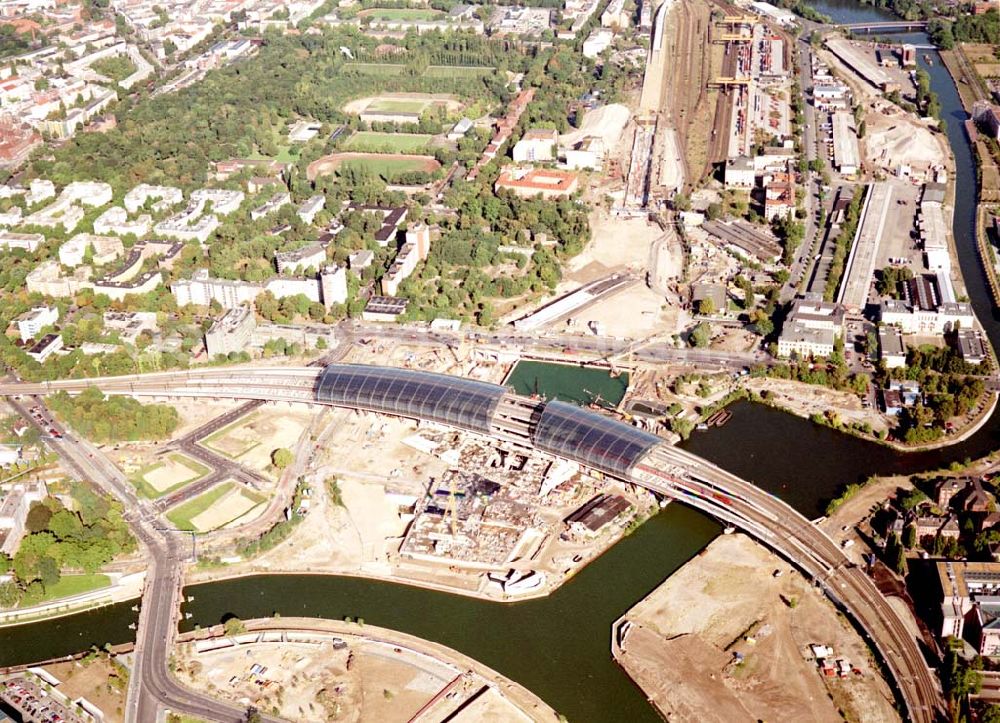 Berlin / Tiergarten from above - 