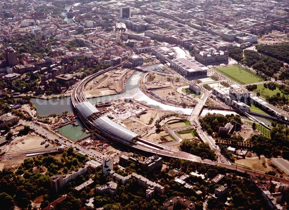 Berlin / Tiergarten from the bird's eye view: 