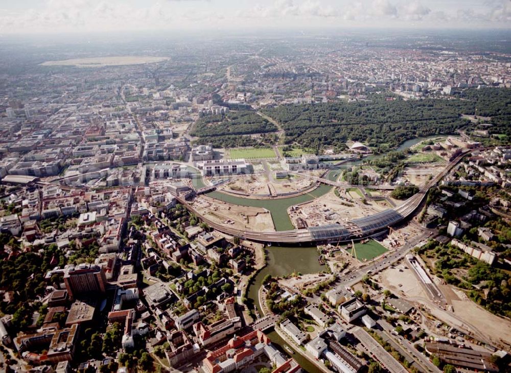 Berlin / Tiergarten from above - 