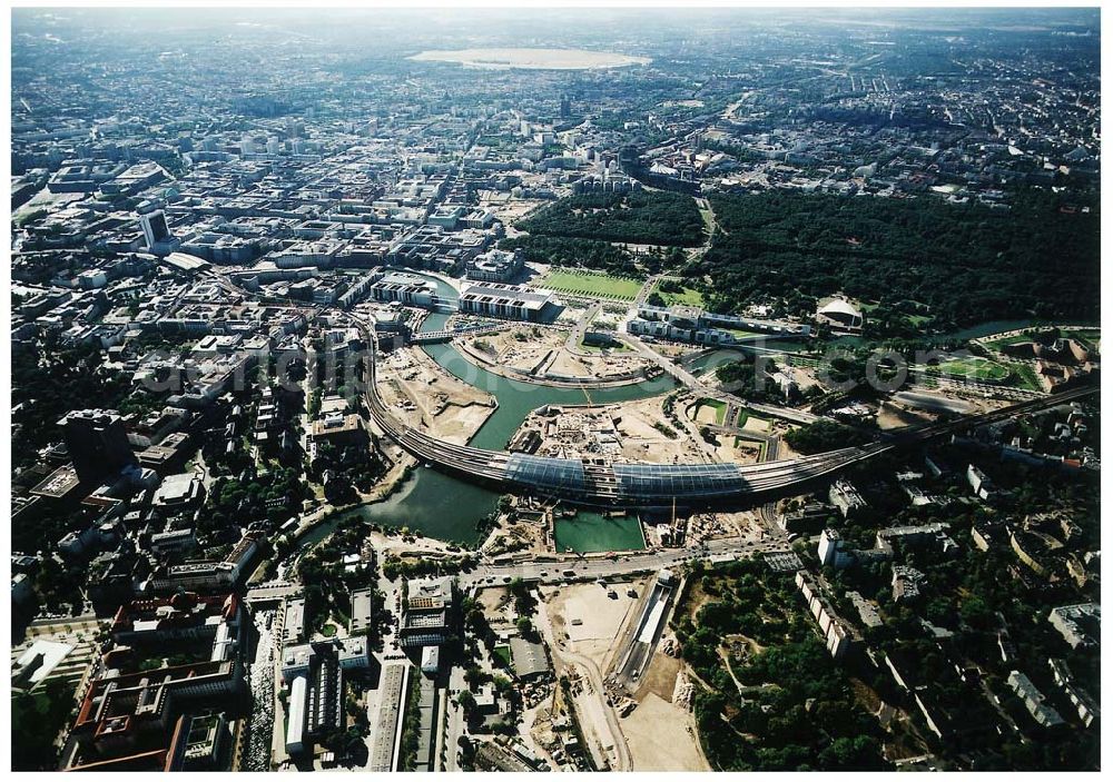 Berlin / Tiergarten from the bird's eye view: 