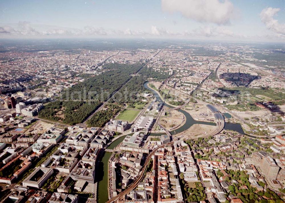 Aerial photograph Berlin / Tiergarten - 