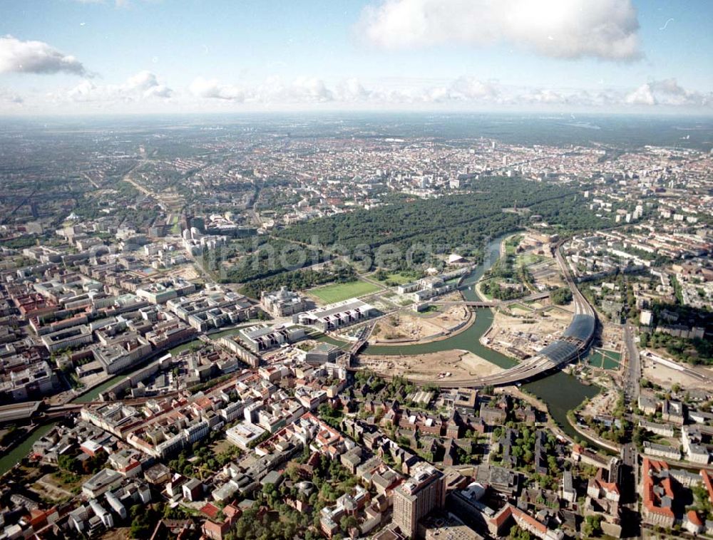 Berlin / Tiergarten from the bird's eye view: 