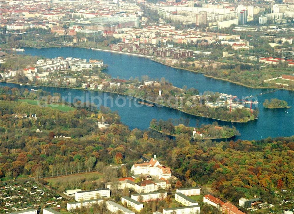 Aerial photograph Berlin - Treptow - Stralau - 