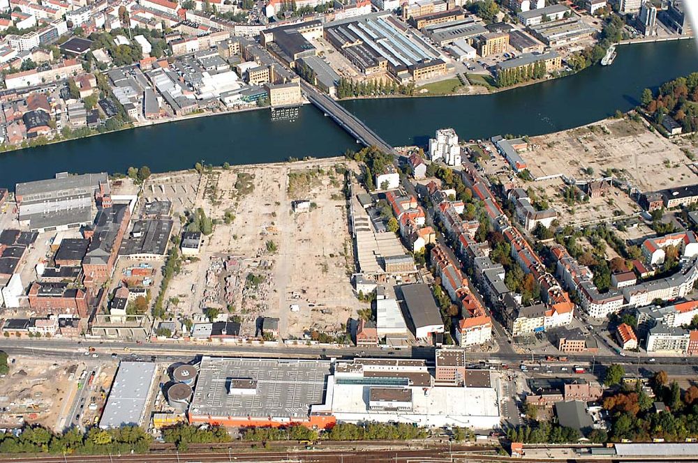 Berlin / Treptow Schöneweide from the bird's eye view: 