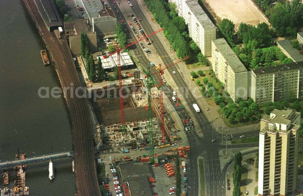 Aerial image Berlin - 23.06.94 Berlin, Wohneubausiedlungen in Marzahn