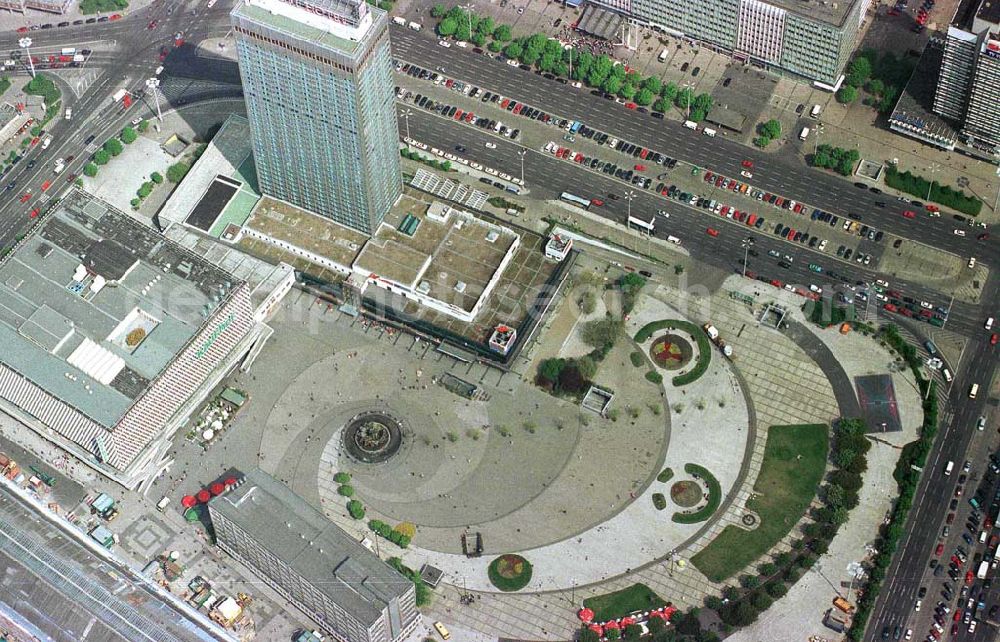 Berlin from above - Berliner Alexanderplatz