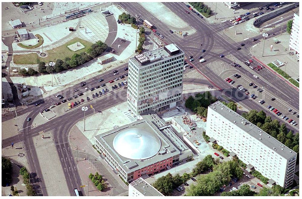 Aerial image Berlin Mitte - Berliner Congress Centrum beim Alexanderplatz