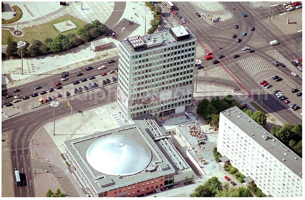 Aerial photograph Berlin Mitte - Berliner Congress Centrum beim Alexanderplatz