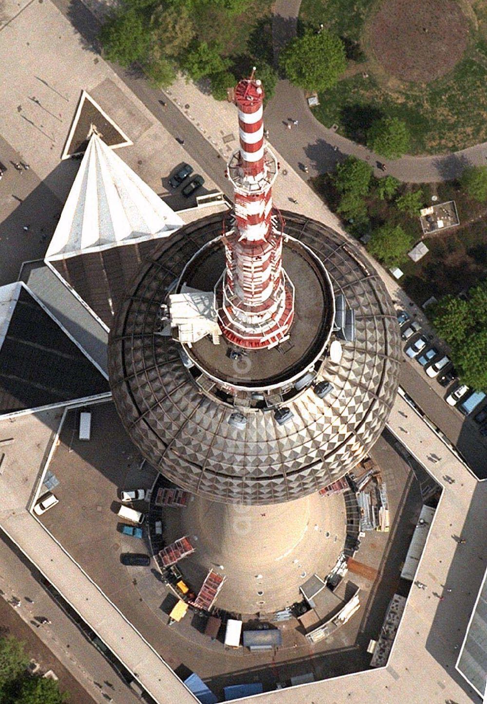 Aerial image Berlin - Berliner Fernsehturm