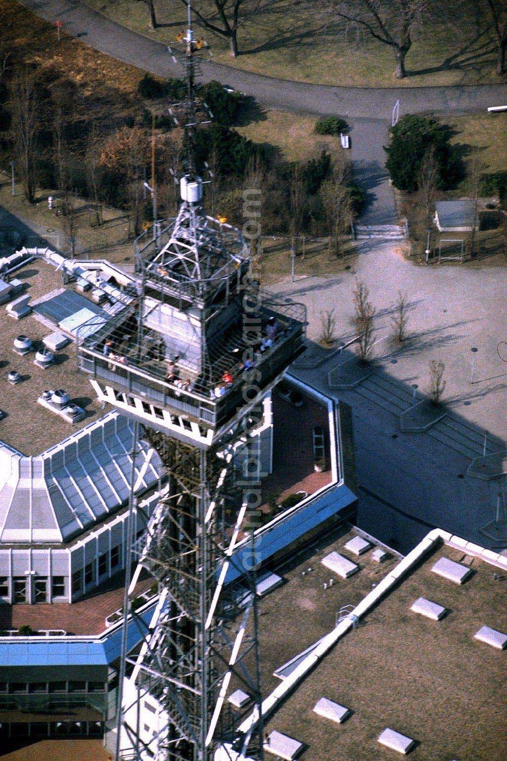 Berlin - Charlottenburg from above - Berliner Funkturm