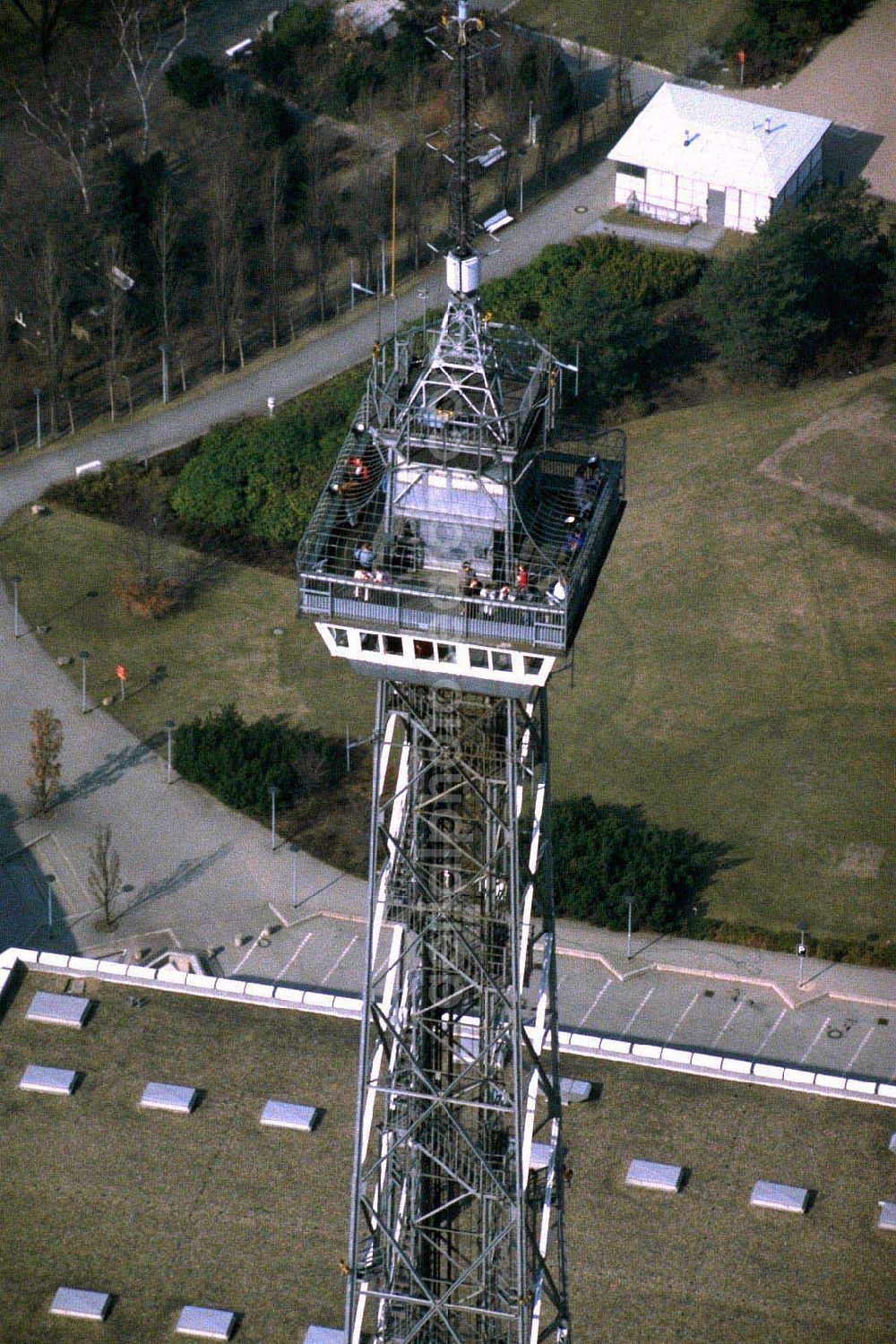 Berlin - Charlottenburg from the bird's eye view: Berliner Funkturm